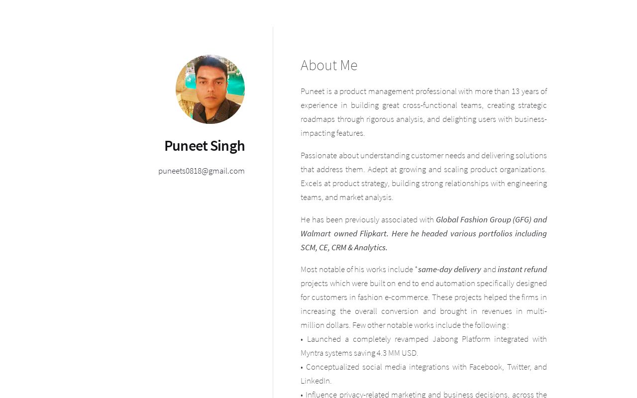 Carrd profile picture for @puneet